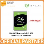 SEAGATE 1TB Barracuda 2.5" SATA HDD.